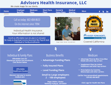 Tablet Screenshot of advisorsllc.com